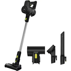 Aspirator vertical BEKO ErgoClean VRT51225VB, 0.55l, 25.2V, autonomie max 45 min, PerformCyclone, negru-argintiu