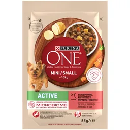 Hrana umeda pentru caine adult, cu vita si cartofi, in sos 85g