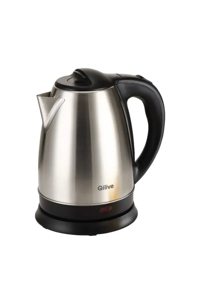 Fierbator Qilive Q.5692, capacitate 1.8 l, 2200W, inox, argintiu/negru