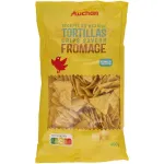 Tortilla chips cu aroma de branza Auchan, 400 g