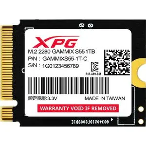 Solid-State Drive (SSD) ADATA XPG GAMMIX S55, 1TB, PCI Express 4.0 x4, M.2, SGAMMIXS55-1T-C