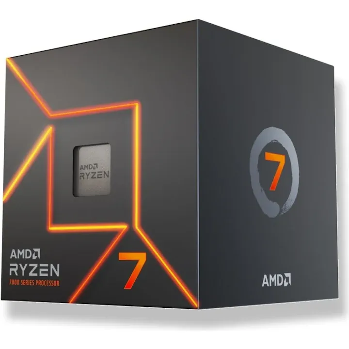 Procesor AMD Ryzen™ 7 7700, 40MB, 3.8/5.3GHz Boost, Socket AM5, Radeon Graphics