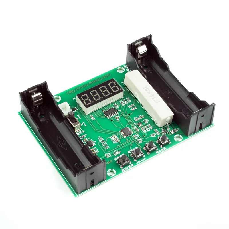 Tester de capacitate a celulei, 18650, Li-Ion, XH-M240, 110 x 80 x 25 mm, Verde, Negru, Alb