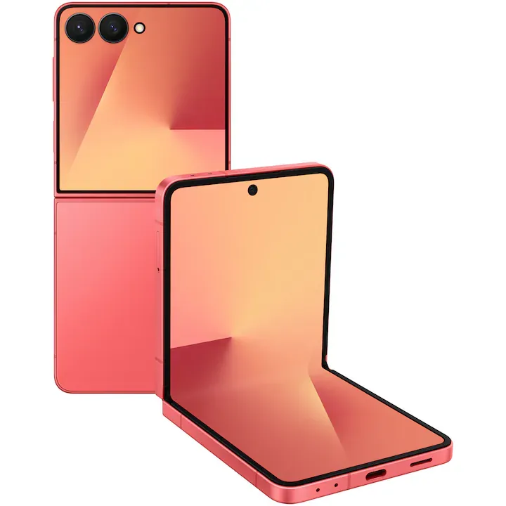 Samsung Galaxy Z Flip7, 12GB RAM, 512GB, 5G, Coralred