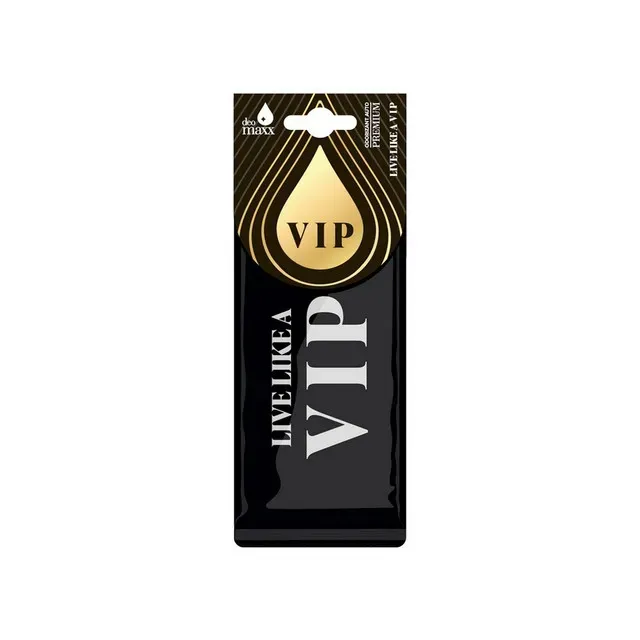 Odorizant pentru masina DeoMaxx VIP,  Live Like A Vip, 1 bucata