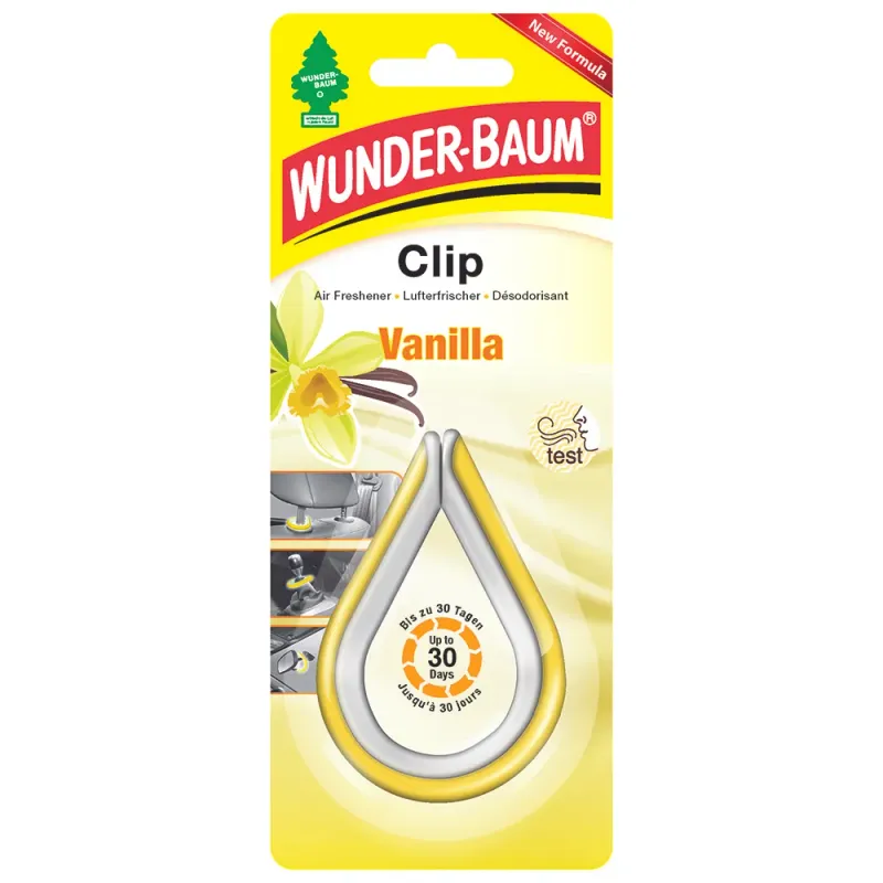 Odorizant auto Wunder-Baum clips vanilie