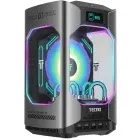 Mini PC Tecno Gaming Mega Mini G1, Intel® Core™ i7-13620H 4.9GHz Raptor Lake, 16GB RAM DDR5, 1TB SSD, GeForce RTX 4060 8GB, Wi-Fi, Bluetooth, HDMI, Windows 11 Home, Sistem cu racire lichida, Display integrat