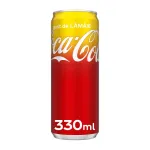 Bautura carbogazoasa Coca-Cola cu gust de lamaie, 0.33 l
