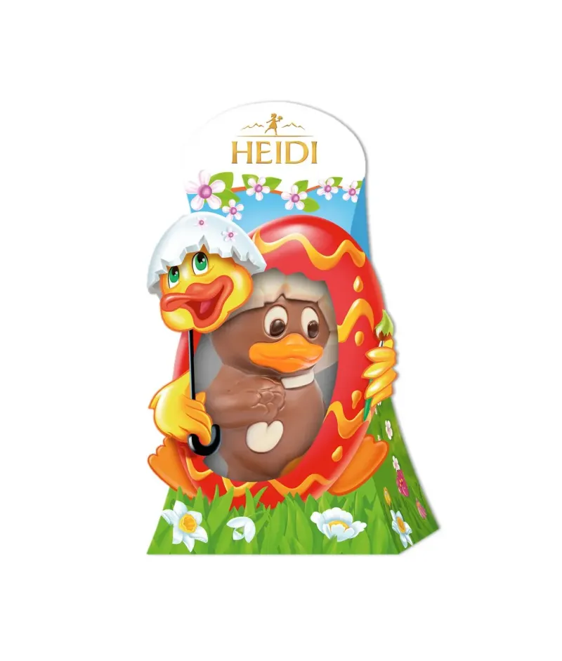 Figurina din ciocolata cu lapte Heidi in forma de ratusca, 75 g