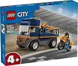 LEGO City Transportor de motociclete cu 2 minifigurine 60491