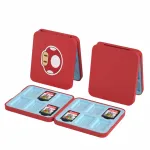 Carcasa portabila pentru carduri Nintendo Switch, 12 sloturi, rosu, dimensiuni compacte