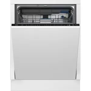 Masina de spalat vase incorporabila BEKO BDIN38551P, 15 seturi, 8 programe, 60 cm, Clasa B, panou comanda negru
