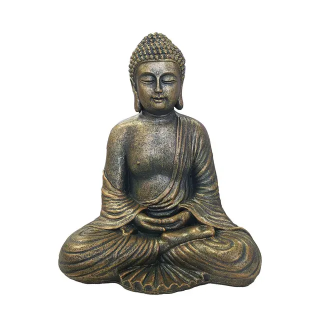 Decoratiune Buddha Garden Star, din polirasina, H29 cm