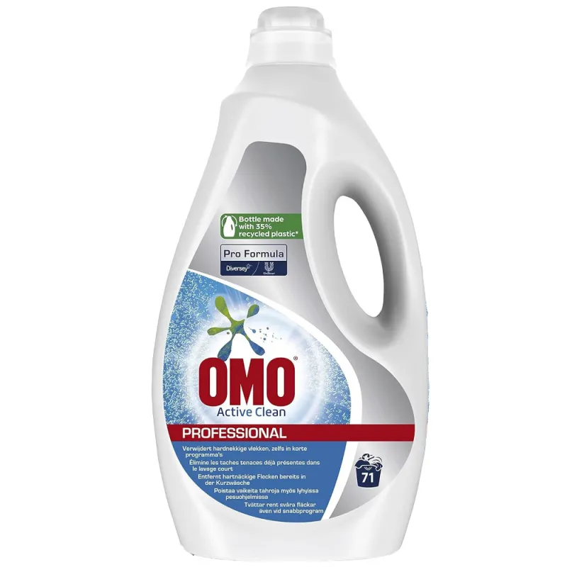 Detergent lichid Omo Professional Active Clean 5l, 71 spalari