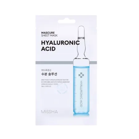 Masca faciala hidratanta cu acid hyaluronic Missha Mascure, 27 ml