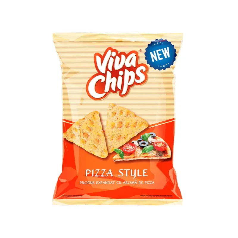 Chipsuri cu aroma de pizza Viva, 100 g