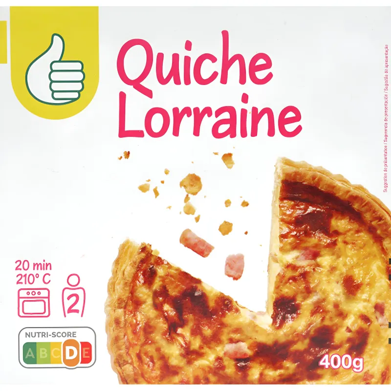 Quiche cu bacon Pouce, 400 g
