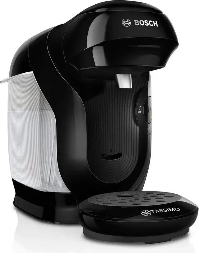 Espressor cu capsule Bosch Tassimo Style TAS112E N, 1400W, capacitate 0.7 l, negru