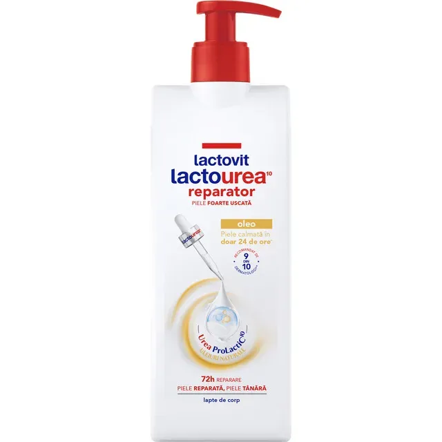 Lapte de corp Lactovit Lactourea Oleo, 400 ml