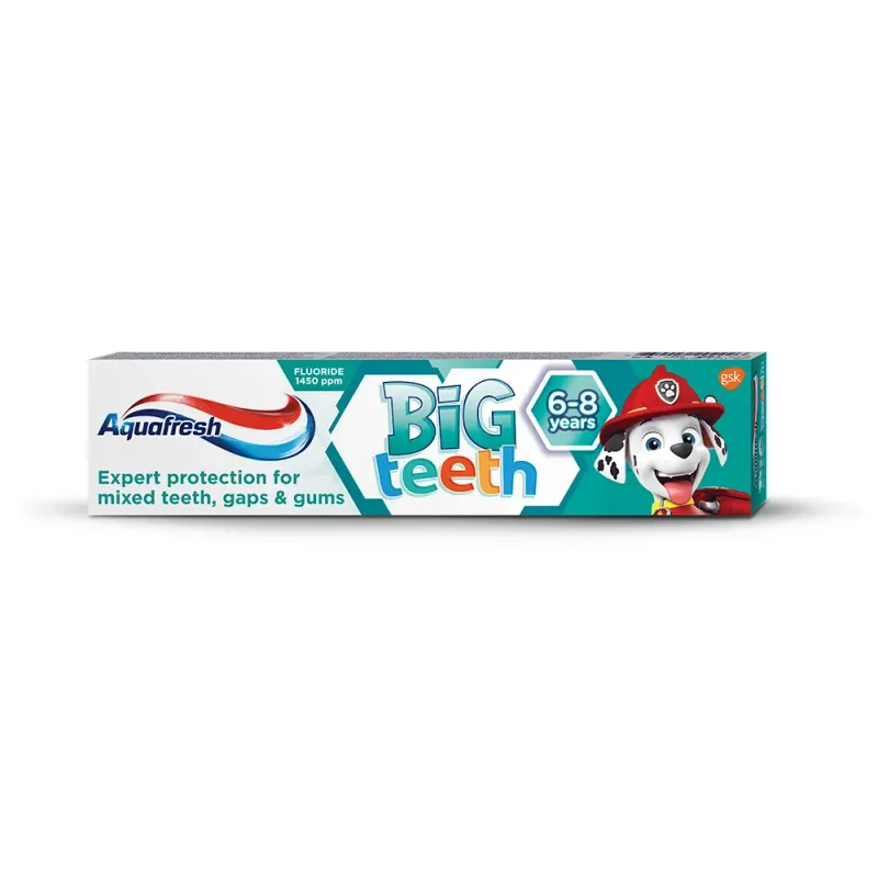 Pasta de dinti Aquafresh Big Teeth, 50 ml