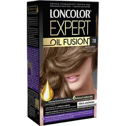Vopsea de par permanenta fara amoniac 7.0 Blond mediu
