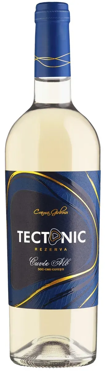 Vin alb sec Crama Girboiu Tectonic Rezerva, Sauvignon Blanc, Sarba si Plavaie, 0.75 l