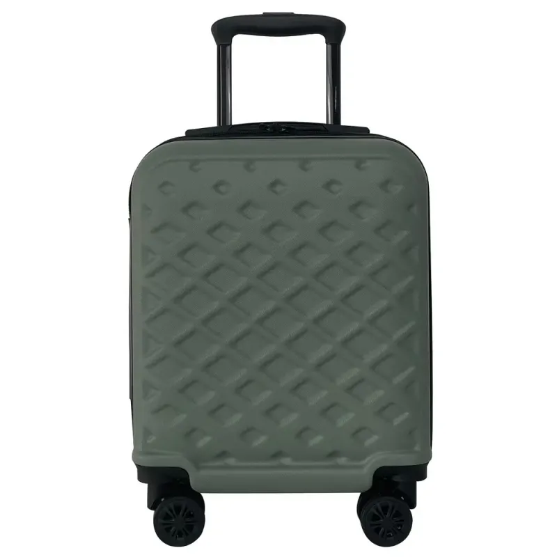 Troler cu 8 roti Carrefour Napoli, ABS, 45x32x20 cm, Verde