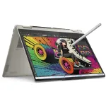 Lenovo Yoga 7 2-in-1 14AKP10 cu procesor AMD Ryzen™ AI 7 350 pana la 5.0GHz, 14" 2.8K WQXGA+ , OLED, 120Hz, Touch, 24GB LPDDR5x RAM, 1TB SSD, AMD Radeon™ 860M Graphics, Windows® 11 Home, Seashell, 3y on-site Premium Care