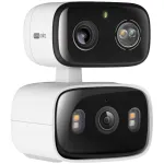 Camera de supraveghere Wireless TP-Link Tapo C246D cu 2 obiective, 2K 3MP + 2K 3MP, Utilizare interior / exterior, Wireless, Night Vision, Detectare Smart AI, Two-Way Audio, ONVIF