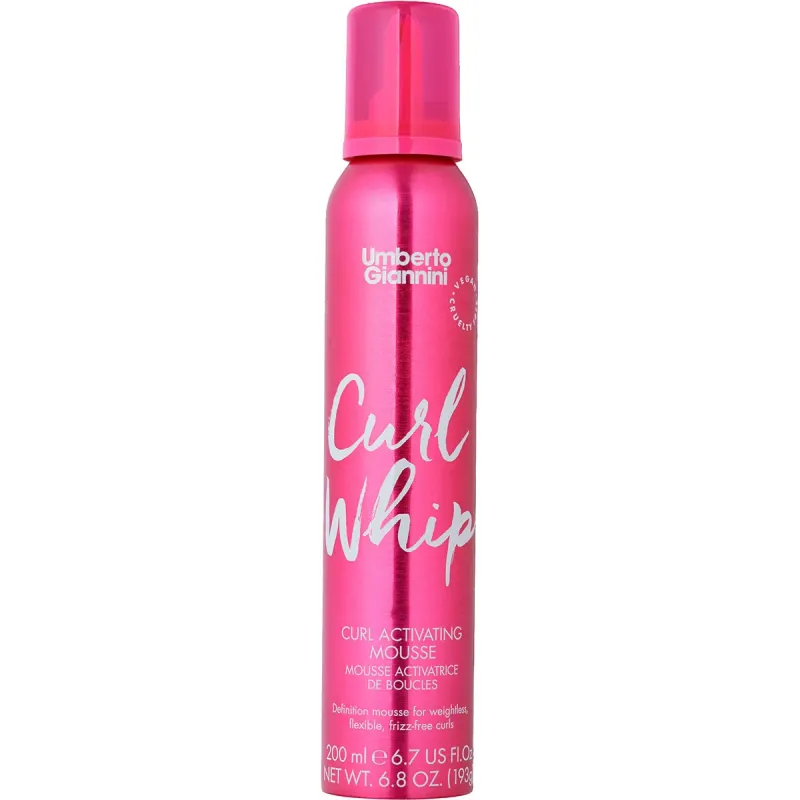 Spuma pentru activarea buclelor Umberto Giannini Curl Whip, 200 ml