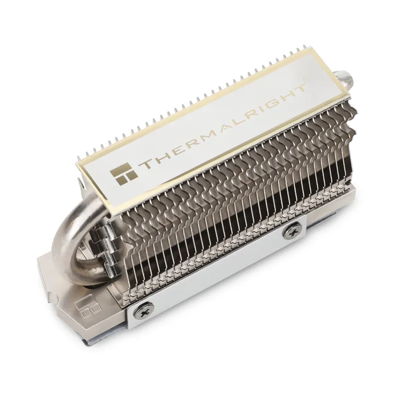 Cooler pasiv SSD Thermalright, compatibil SSD M.2 2280 6 heatpipe, 32 lamele, argintiu