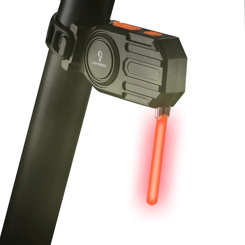 Lumini bicicleta, creative pentru, IPX6 Rezistent la Apa, 3 Moduri de Lumina, COB LED, Acumulator 300mAh, Incarcare USB, rosu