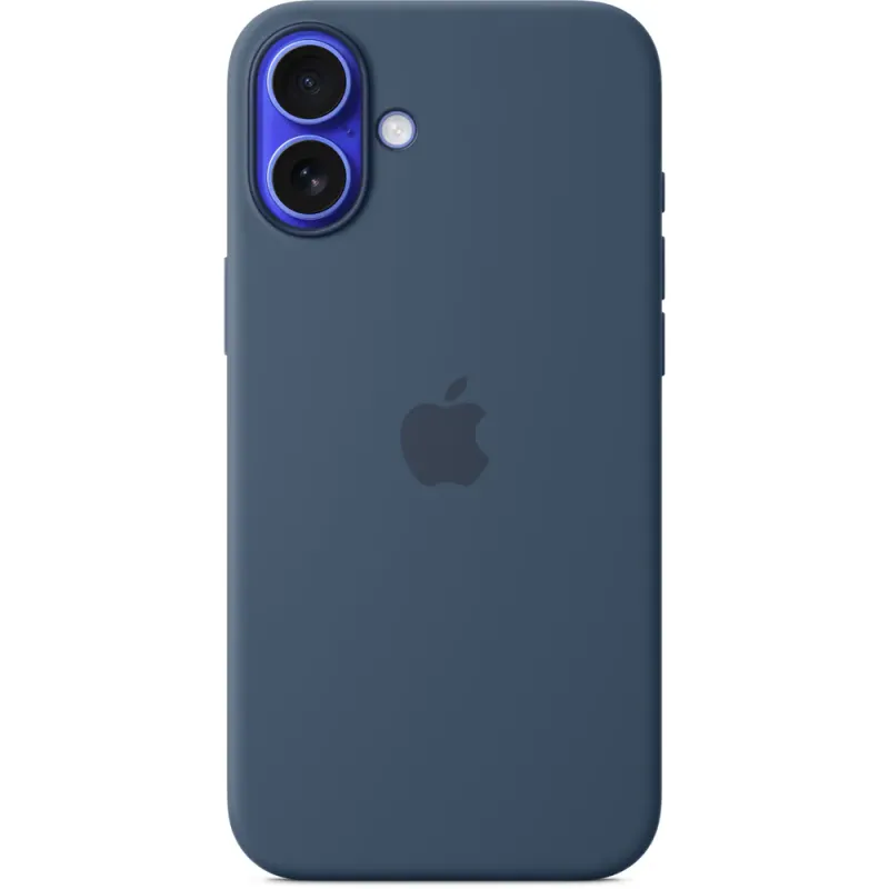 Husa telefon APPLE iPhone 16 Plus Silicone Case cu MagSafe - Denim, MYYA3ZM/A