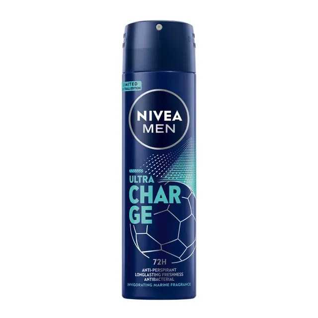 Deodorant spray Nivea Men Ultra Charge, 150 ml