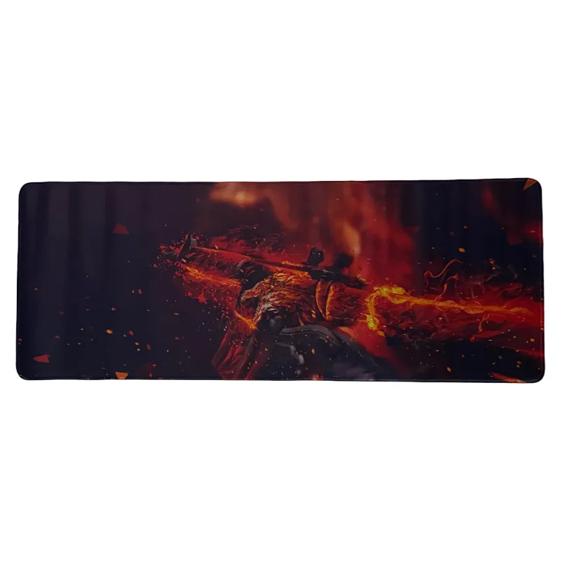 Mousepad format Deskmat pentru gaming, Red Shadow and Mist Gun 800 x 300 x 2 mm