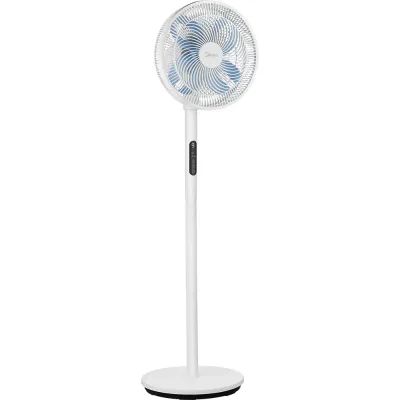 Ventilator cu picior MIDEA Intrinity MFS302RDDW, 35 cm diamtru, 3 moduri de vant, ultra-silentios, 8 trepte de viteza, 30W, alb