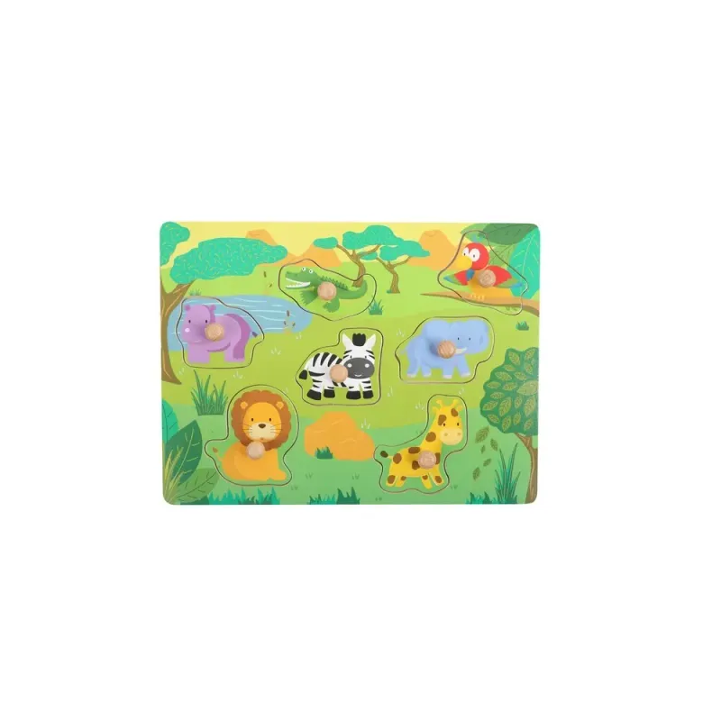 Puzzle din lemn diverse modele One Two Fun