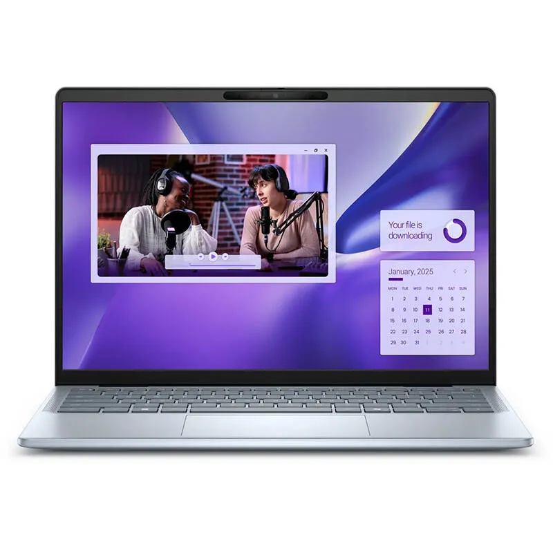 Laptop Dell Inspiron 7441 Plus, Snapdragon X Plus X1P-64-100, 14 inch QHD+ Touch, 16GB RAM, 1TB SSD, Windows 11 Home, Albastru (INT Keyboard)