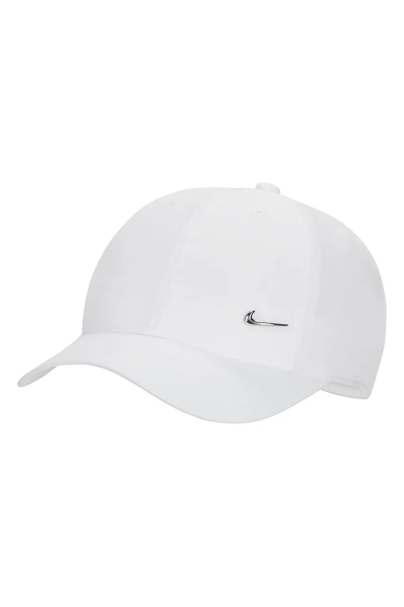 Nike, Sapca ajustabila cu tehnologie Dri-FIT Club, Alb