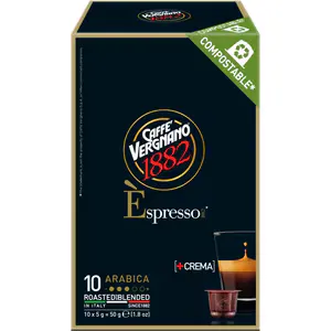 Capsule cafea VERGNANO Arabica, compatibile Nespresso, 10 capsule, 55g