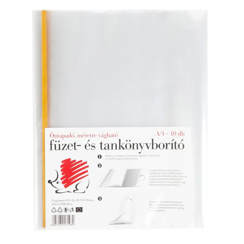 Coperta autocolanta Ico Arici, pentru caiet A4