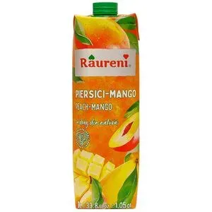 Bautura necarbogazoasa cu piure de piersici si mango Raureni, 1 l
