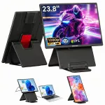 Monitor portabil LED IPS Blackview Table10 Travel 23.8", Full HD (1920x1080),300 nits Brightness,100Hz, Mini HDMI, 2 × USB - C,1x AUX 3.5mm & 2x USB-A Ports, Single Box Speaker, compatibil console, negru