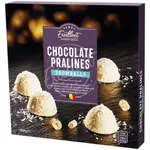 Praline belgiene cu ciocolata alba, presarate cu nuca de cocos 200g