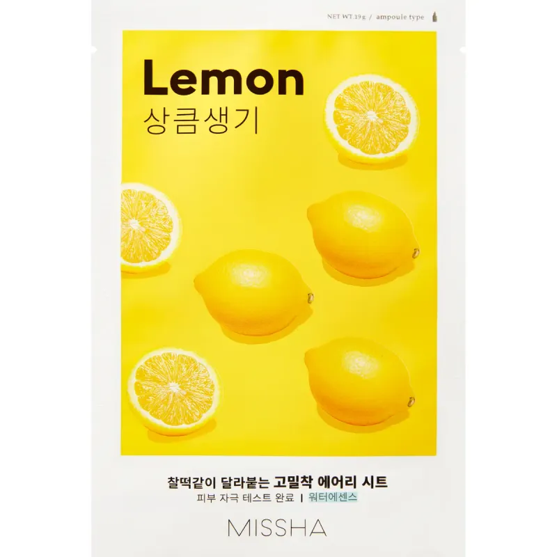 Masca faciala cu lamaie pentru ten radiant Missha, 19 g