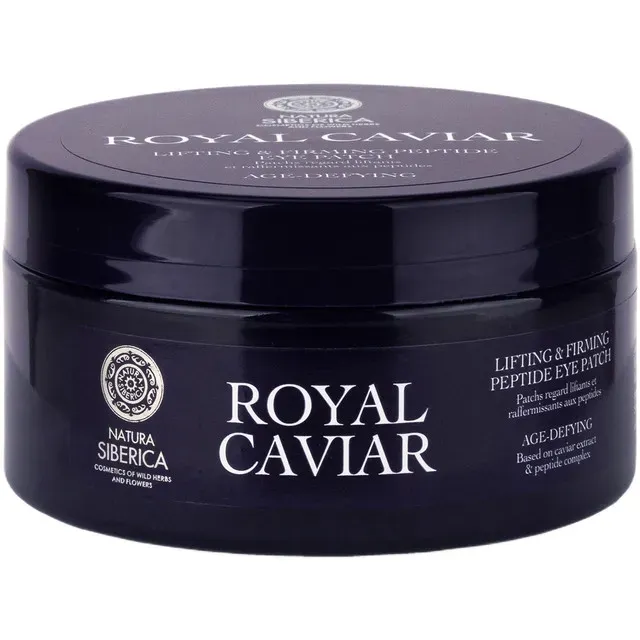 Plasturi pentru ochi Natura Siberica Royal Caviar Lifting & Firming Peptide, 60 bucati