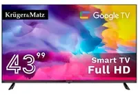 Televizor LED Kruger&Matz 109 cm (43") KM0243FHD-SA, Full HD, Smart TV, WiFi, CI+