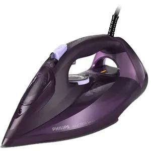 Fier de calcat PHILIPS Seria 7000 DST7051/30, 2800W, 250g/min, 300ml, talpa SteamGlide Elite, mov