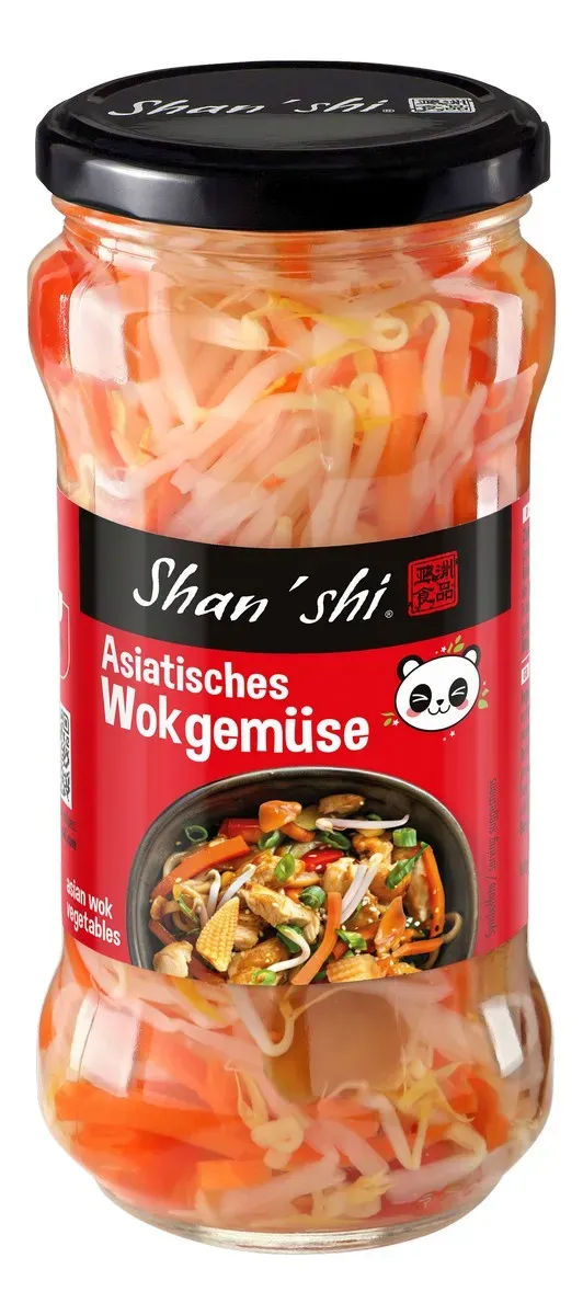 Legume asiatice pentru wok Shan Shi, 330 g