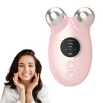 Dispozitiv de Tonifiere Faciala Cu Microcurent, BIZAIMO®, Aparat de Lifting Facial, Mod Lifting + Incalzire, Terapie Anti-Imbatranire Pentru Fata si Gat, Eliminarea Barbiei Duble, Indepartarea Ridurilor, Imbunatatirea Texturii & Elasticitatii Pielii, Roz